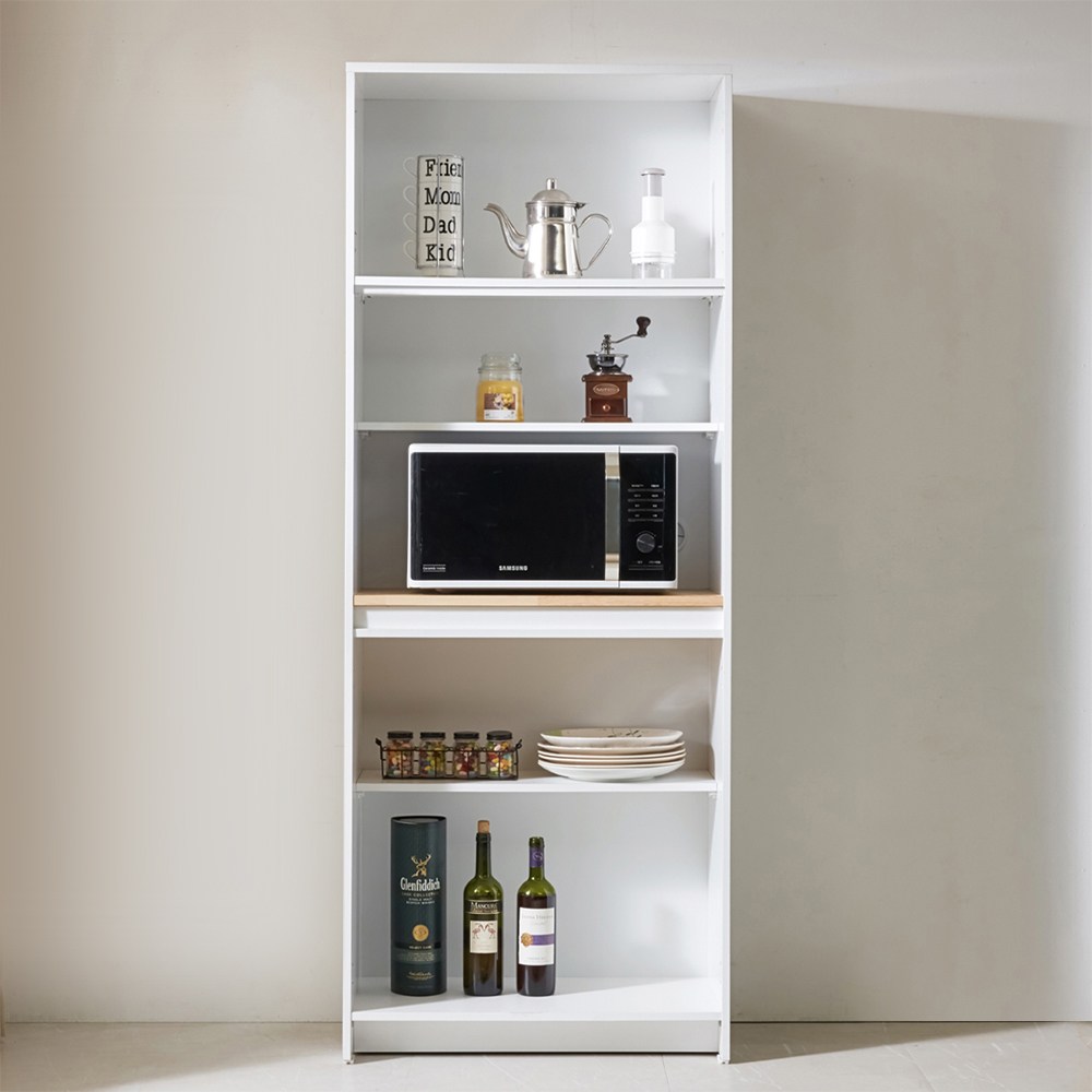 [엣지퍼니처]시티오 홈카페 600 키큰 오픈형 수납장 E0, 화이트 154,000원