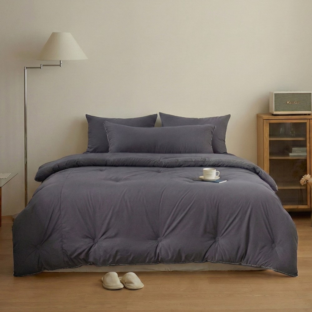 국내제조 띵스룸 알러지케어100 M2 진드기방지 옥수수솜 차렵이불 세트 97,380원