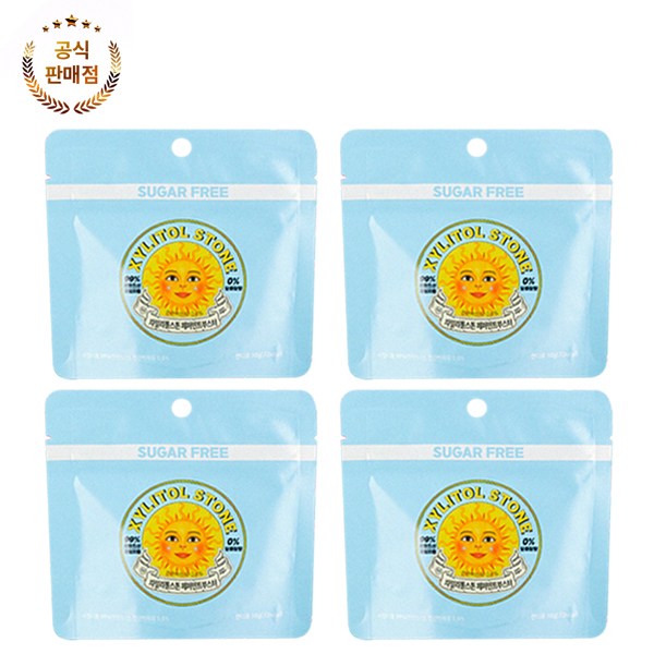 자일리톨스톤 미니 지퍼백 시원한 페퍼민트부스터 30그램 묶음 세트, 30g, 4개, 1개입 10,000원