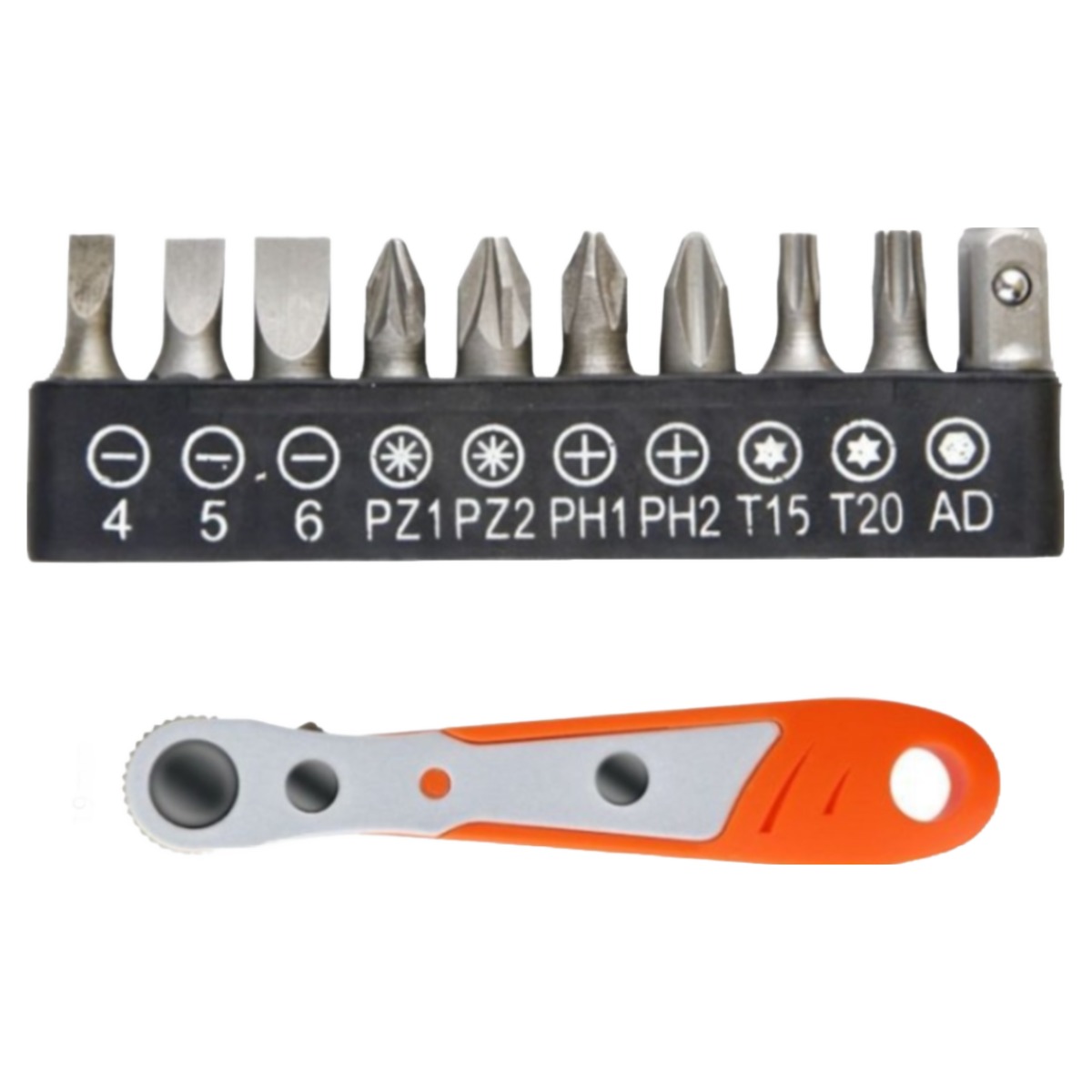 tinduo 가정용 양방향 다기능 라쳇 드라이버 자기흡착 비트 10P 세트 6,400원