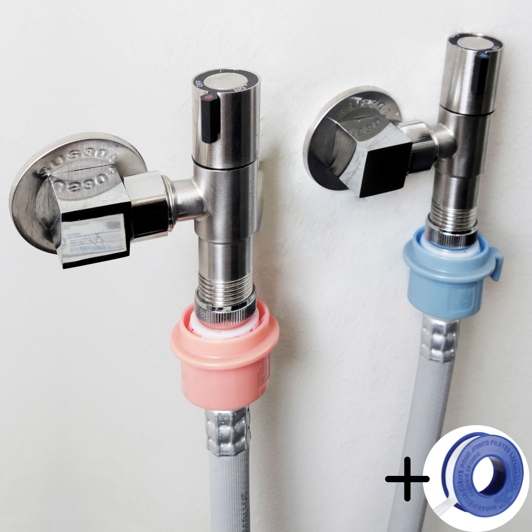 납작수전 슬림수전 세탁기 수도꼭지 수전 교체 1세트 22,800원