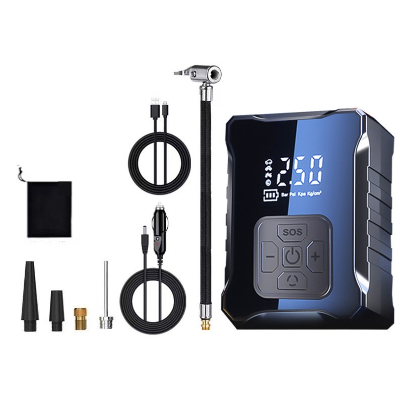 티앤77 무선 자동차 휴대용 전동 타이어 에어펌프 오토바이 자전거 자동 공기압 바람 주입기/보조배터리/ 라이트 튜브 용품 32,630원