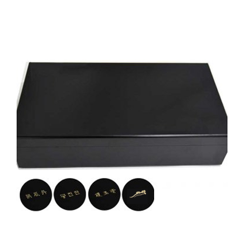 EV 금꽃무늬 모던블랙 우드 공진단상자 100환 / 선물 청병 싸바리 한약 한의원 환케이스 12,070원