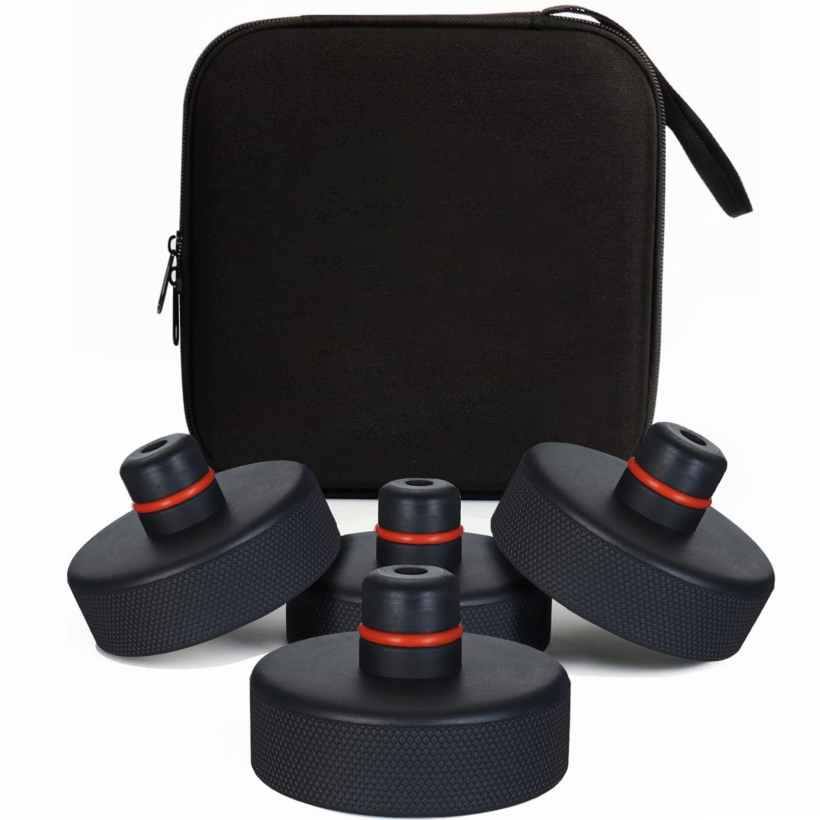 [Vihimai]테슬라 전 차종 호환 (모델Y 주니퍼/모델3 하이랜드 포함) 고무 잭홀더 4P 세트, 정비용 수납 보호, 1개, 검은색 16,100원