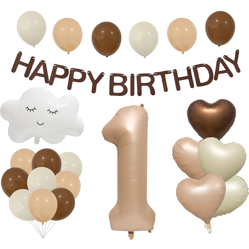 라이프그래피 HAPPY BIRTHDAY 구름 숫자 하트풍선 세트 8,730원