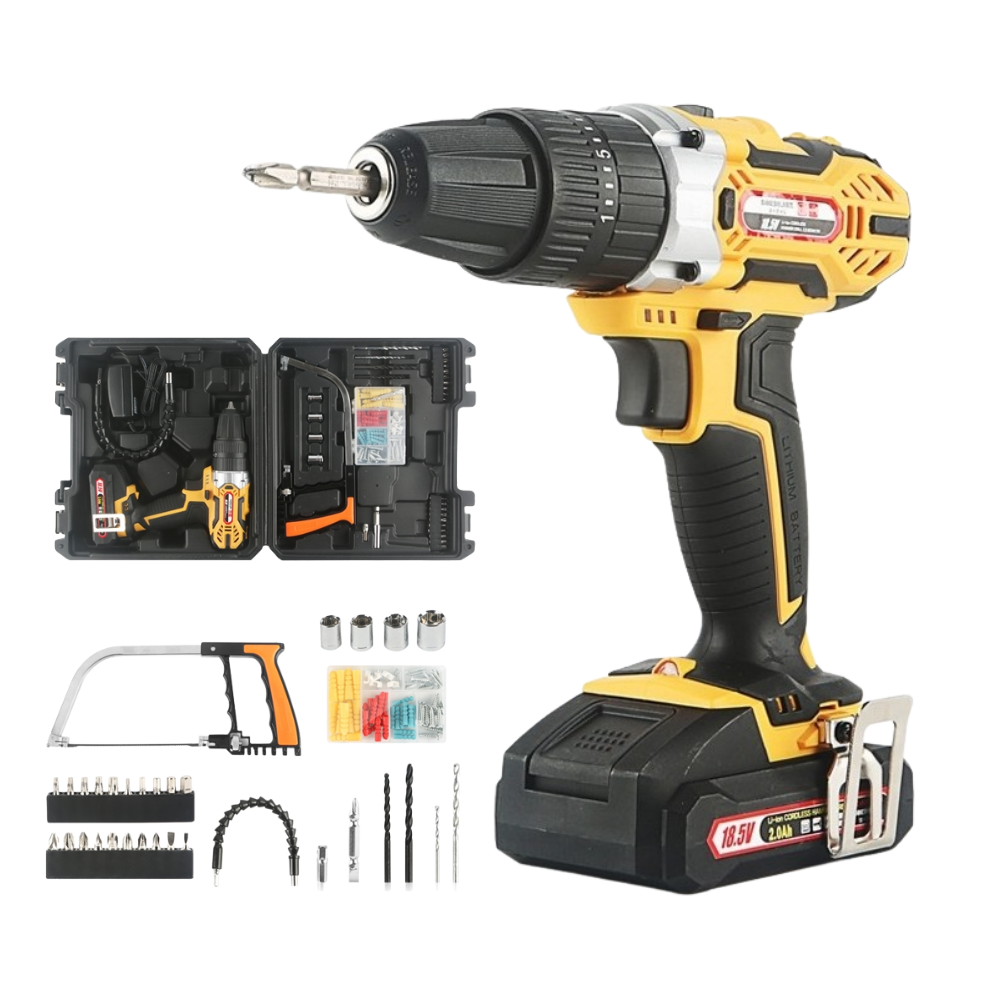 보르도 무선 고속 충전 전동 드릴 고급형 32종 셀프 공구 세트 대용량 배터리 18.5v 158,000원