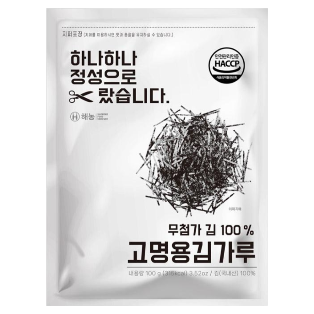 해농 무조미 고명용 김가루(키자미노리), 100g, 1개 9,170원