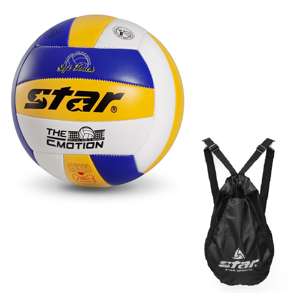 스타 어린이 경기용 연습용 배구공 더이모션 칼라 4호 5호 공가방포함 20,900원