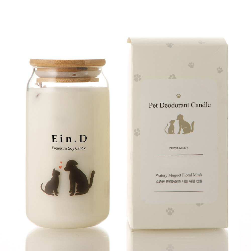 에인디 펫 캔들 강아지 고양이 반려동물 홈 에센셜 리얼 펫 아로마 캔들 460g(워머전용), 460g, 1개, 리얼 펫 캔들 25,130원