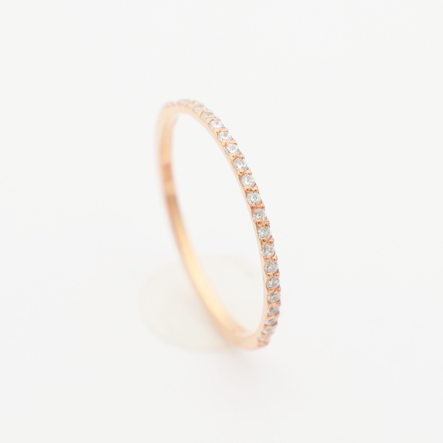 14k 18k 로즈골드 큐빅링 미스 애끼 실반지 우정 행운 패션 심플 데일리 선물 레이어드(R314)체리스쥬얼리 201,280원