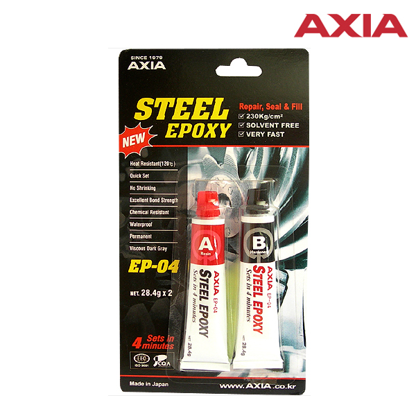엑시아 순간 접착제 EP-4 스틸 에폭시 1박스 12개, 단품 70,180원