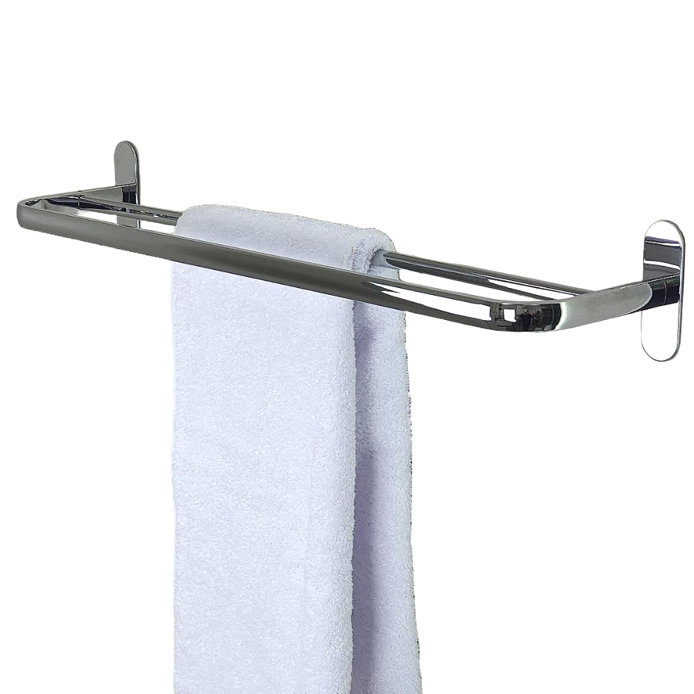 신사공간 무타공 1단 2단 욕실 수건걸이, 1개, 실버 40cm 20,900원