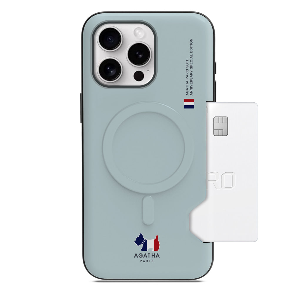 투 카드 수납 맥세이프 아가타 베이직 에디션 디자인 범퍼 아이폰 케이스 29,900원