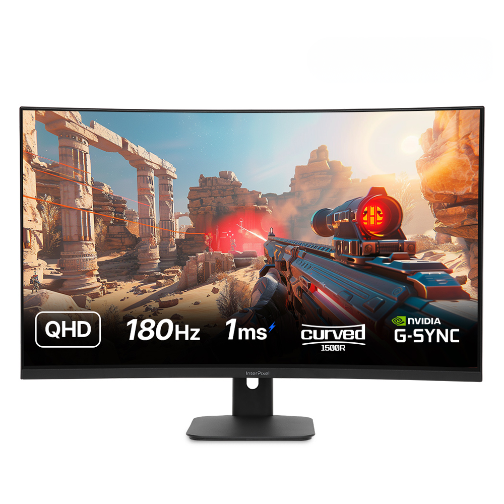 인터픽셀 QHD 180Hz 커브드 게이밍 모니터, 80.01cm, IPQ3245 PLUS(무결점) 287,000원