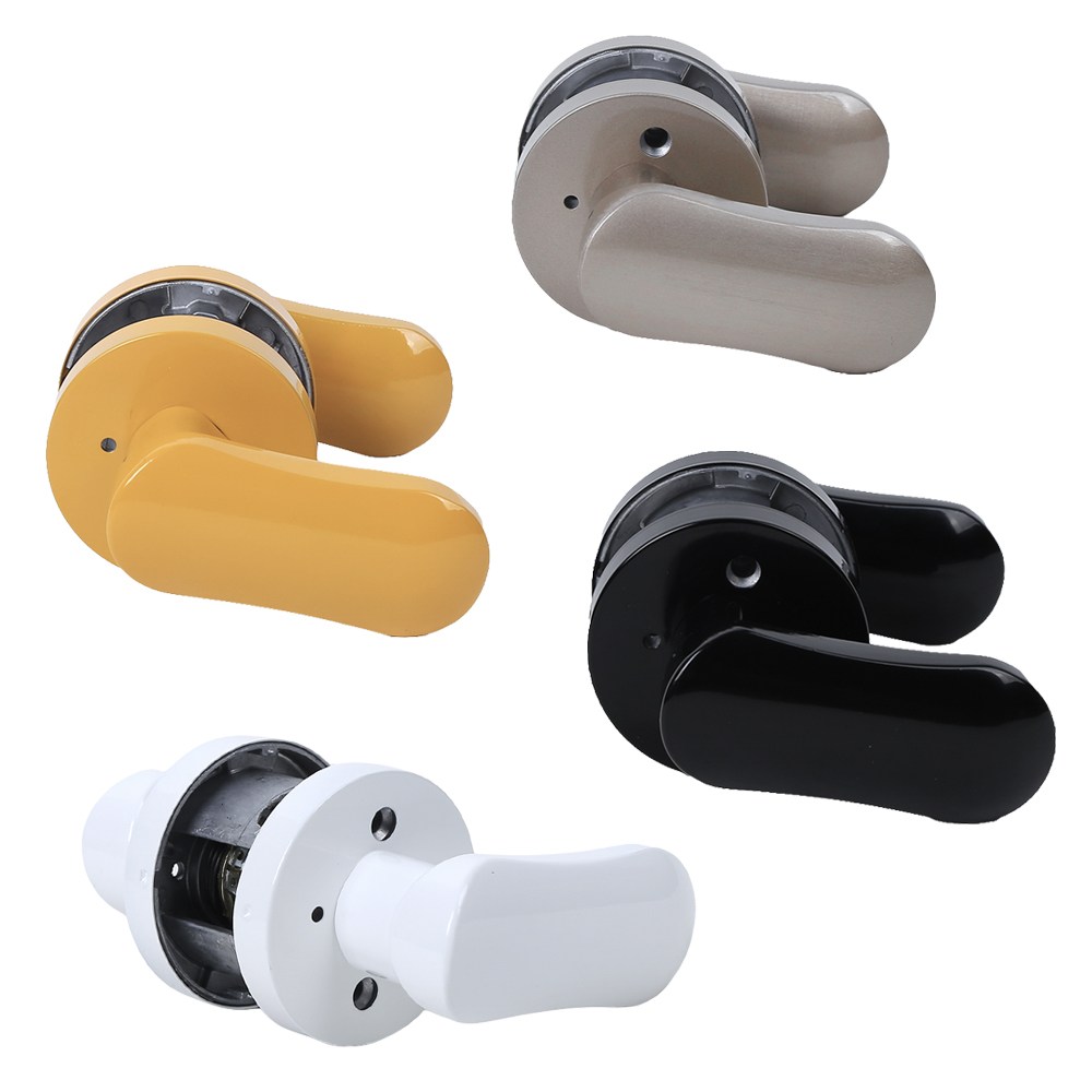 (락이록이) 국산 항균 앙팡 방문손잡이 아이방 어린이집 유치원 학원 안전한 미니손잡이 문고리 레버 도어락 버튼형 14,200원