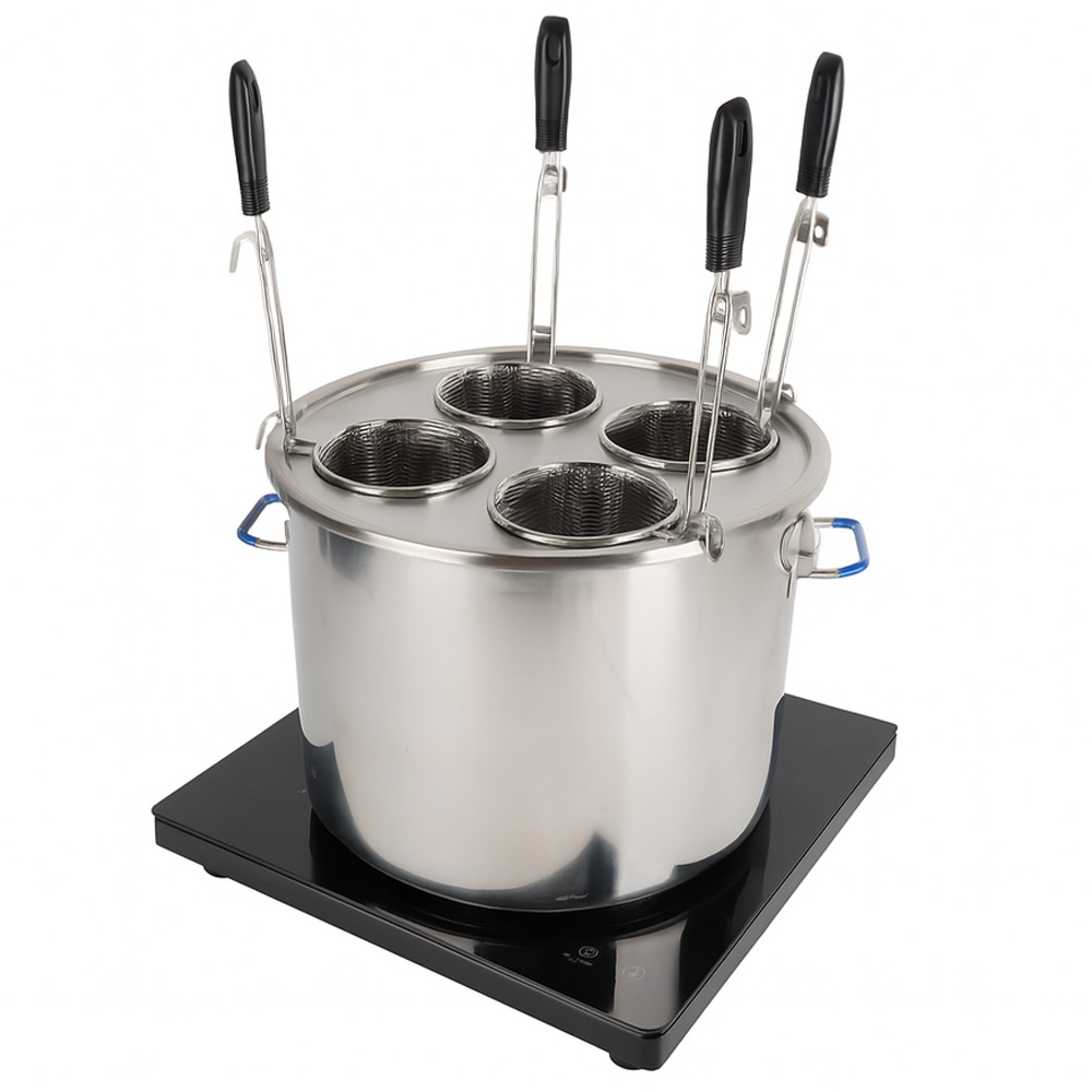 IH 업소용 인덕션 해면기 4구 세트 우동 국수 소바 냉면 건지기 면 삶기 255,000원