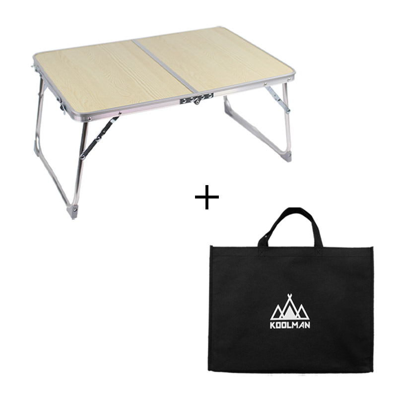 KOOLMAN(쿨맨) 다용도 캠핑 미니 테이블, 미니 폴딩 테이블 - 라이트우드. + 수납가방 14,800원