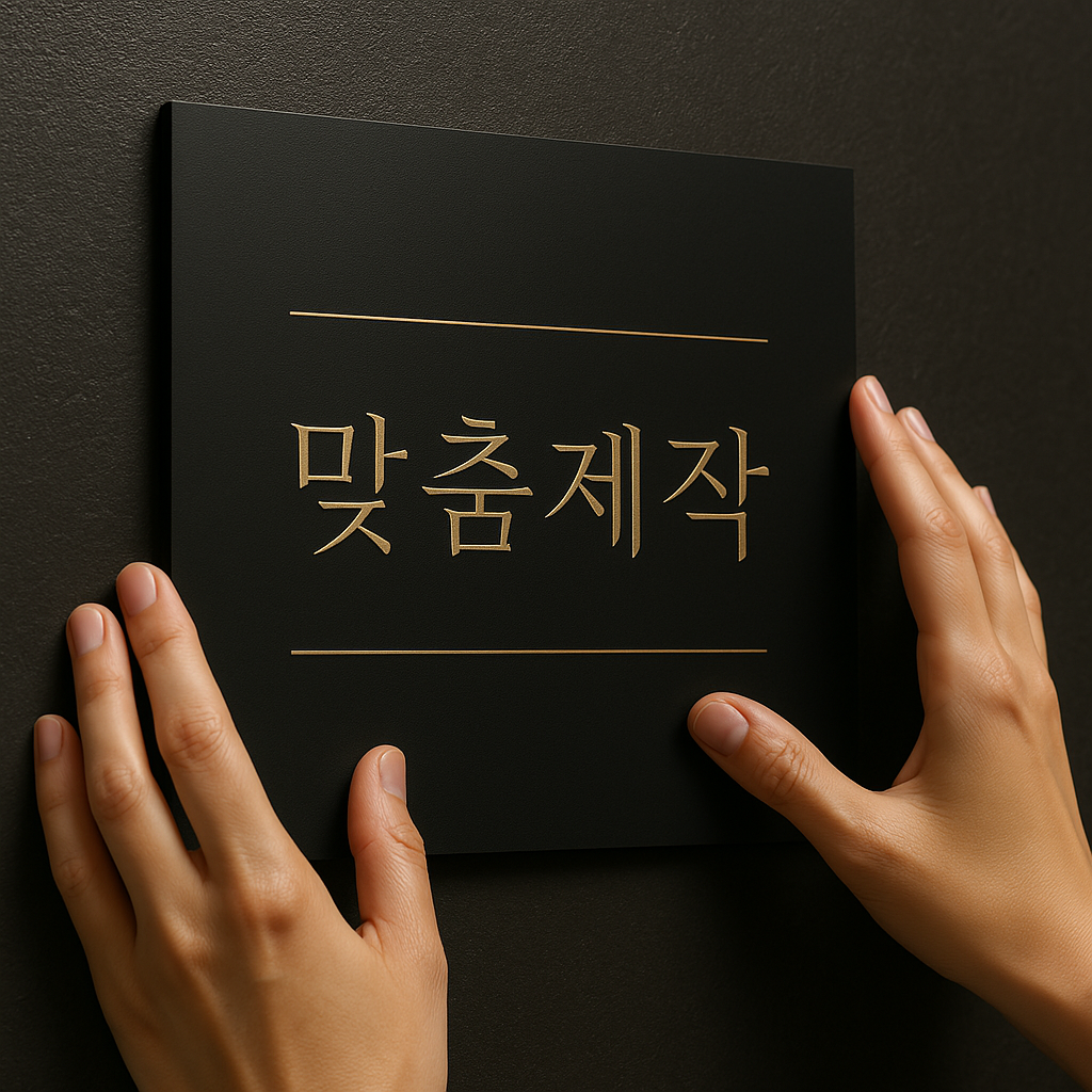 최고급 명판 현판 미니간판 방수간판 7,200원