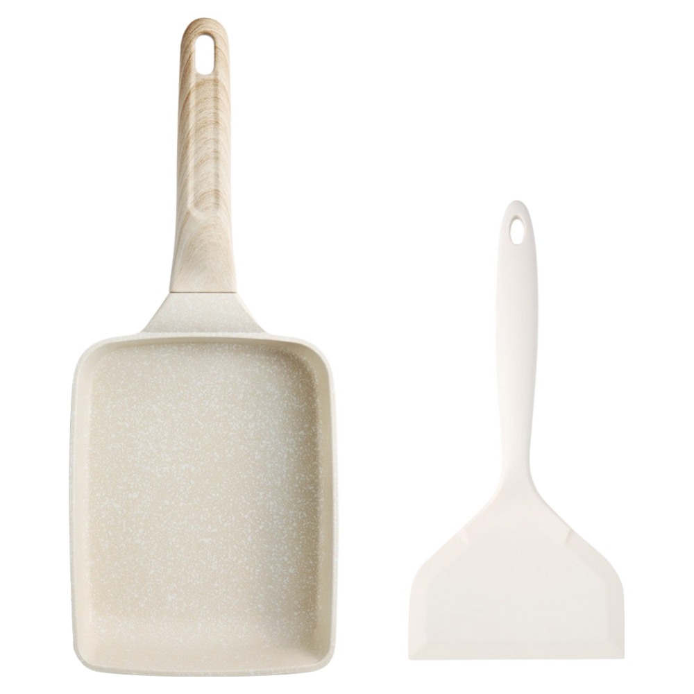 이지실리 인덕션 IH 사각 계란말이 팬 19cm +실리콘 계란말이 뒤집개 세트 16,690원