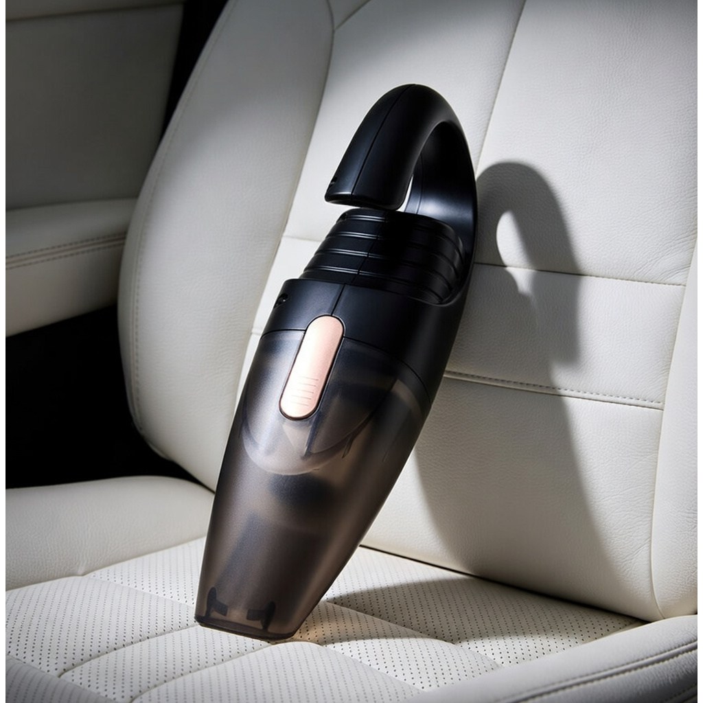 [독일브랜드] 차량용 진공청소기 핸디형 430g 초경량 강력흡입 시거잭충전 4.5m코드 노즐3종 헤파필터 분리세척 파우치포함 10,500원