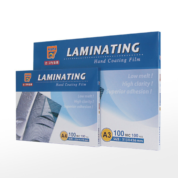 알파 단면 손코팅지 100MIC A4 100매 라미네이팅필름 코팅용지 코팅기 15,300원