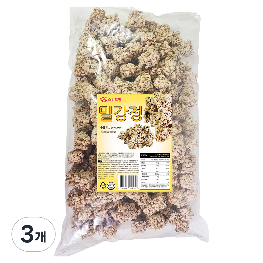 스위트영 밀강정, 1kg, 3개 50,700원