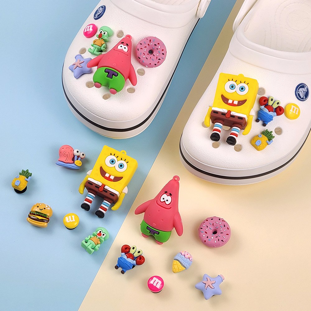 [UBX] 파츠의 정석 신발 실내화 슬리퍼 꾸미기 캐릭터 입체 파츠 세트 리본 동물 12,900원