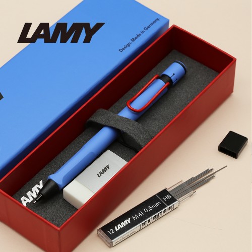 [무료각인서비스] 라미 사파리 한정판 샤프+지우개+샤프심 / 프렌치블루  0.5mm / 선물포장 / 정식수입처 제품 LAMY RAMY 42,700원