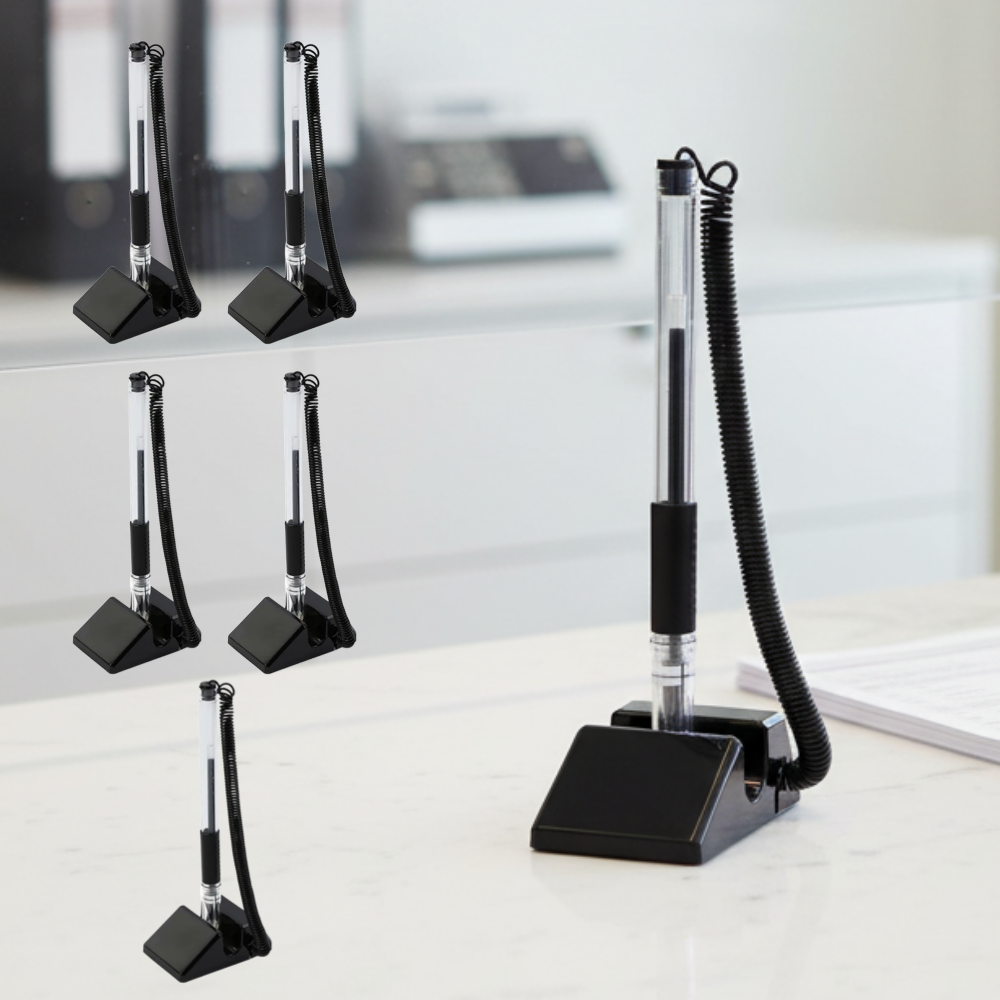 라온커넥션 테이블 부착용 볼펜, 5개, 블랙 8,590원