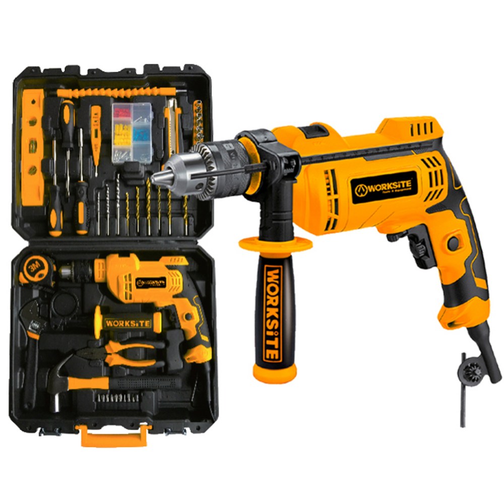 워크사이트 임팩트 전기드릴 앤 악세사리 수공구 세트 750W EID449KIT 149,800원