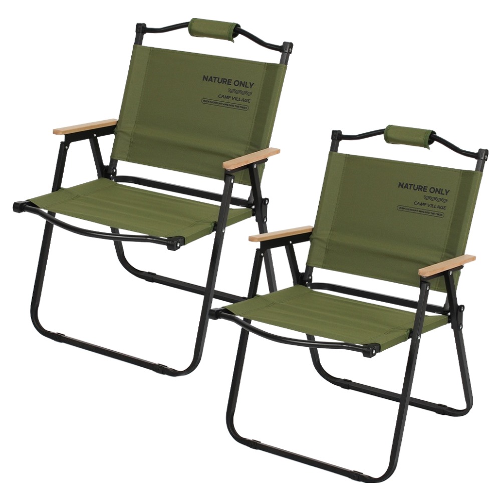 캠프빌리지 로우체어 팜스프링, 카키, 2개 33,900원