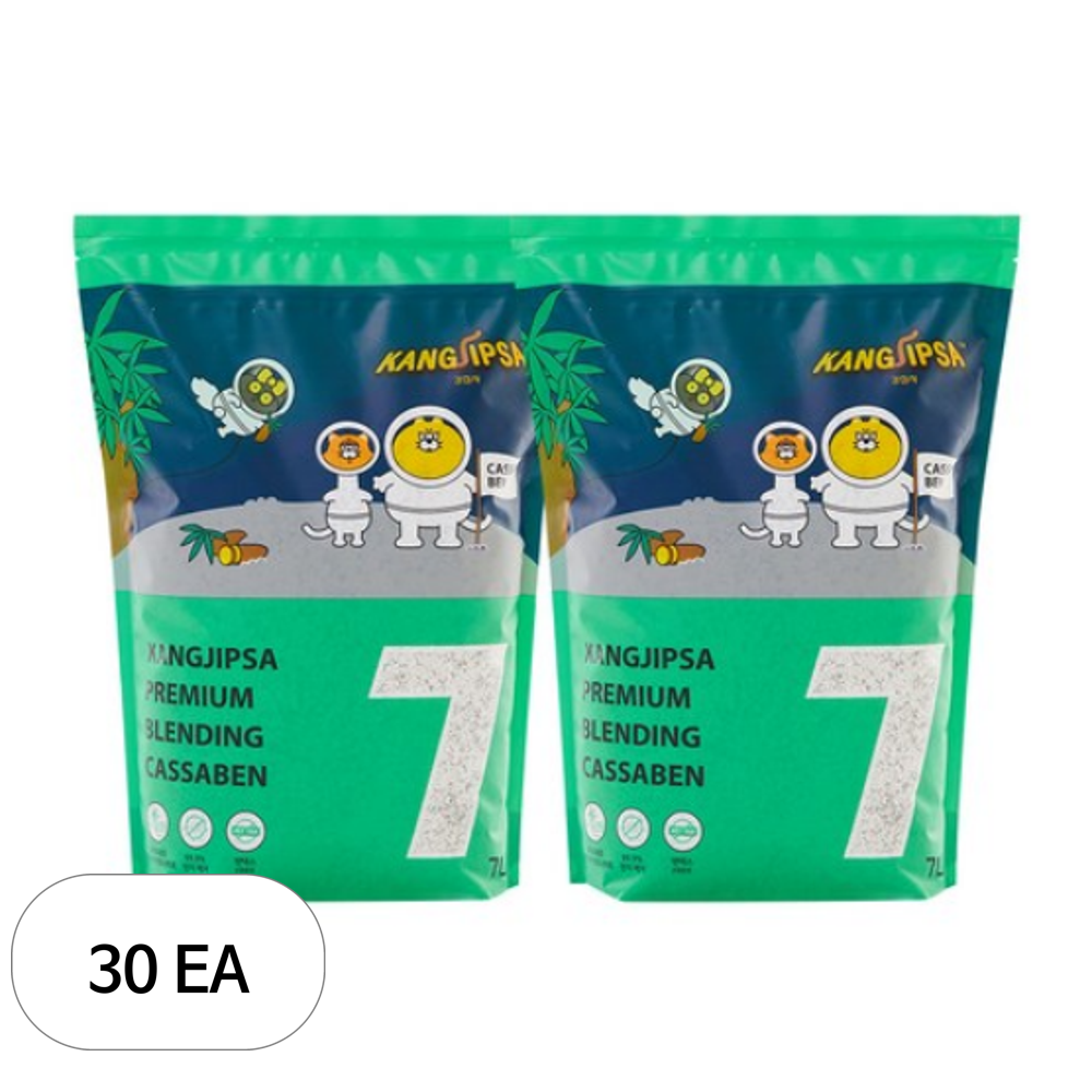 강집사 고양이 응고형 카사벤 벤토나이트 블렌딩 모래 7 1,224,800원
