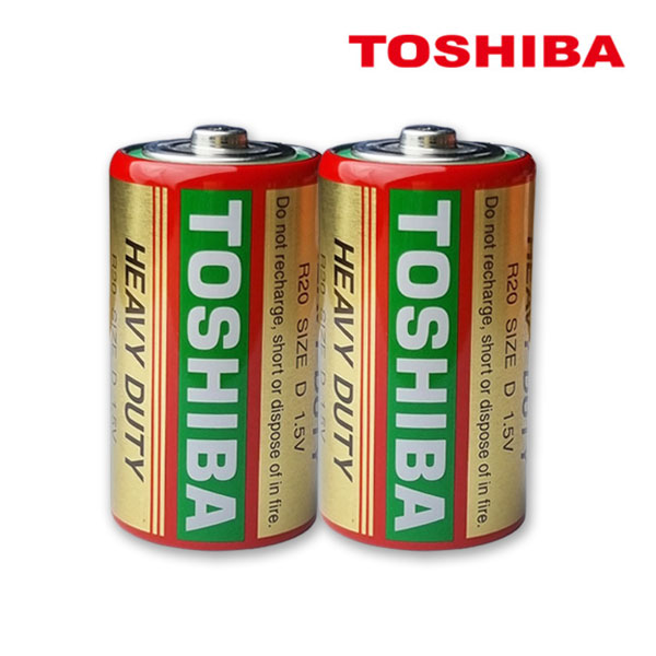 도시바 망간D건전지 DM(R20) 사이즈 1.5V 1조(2알) 도시바 건전지 1,300원