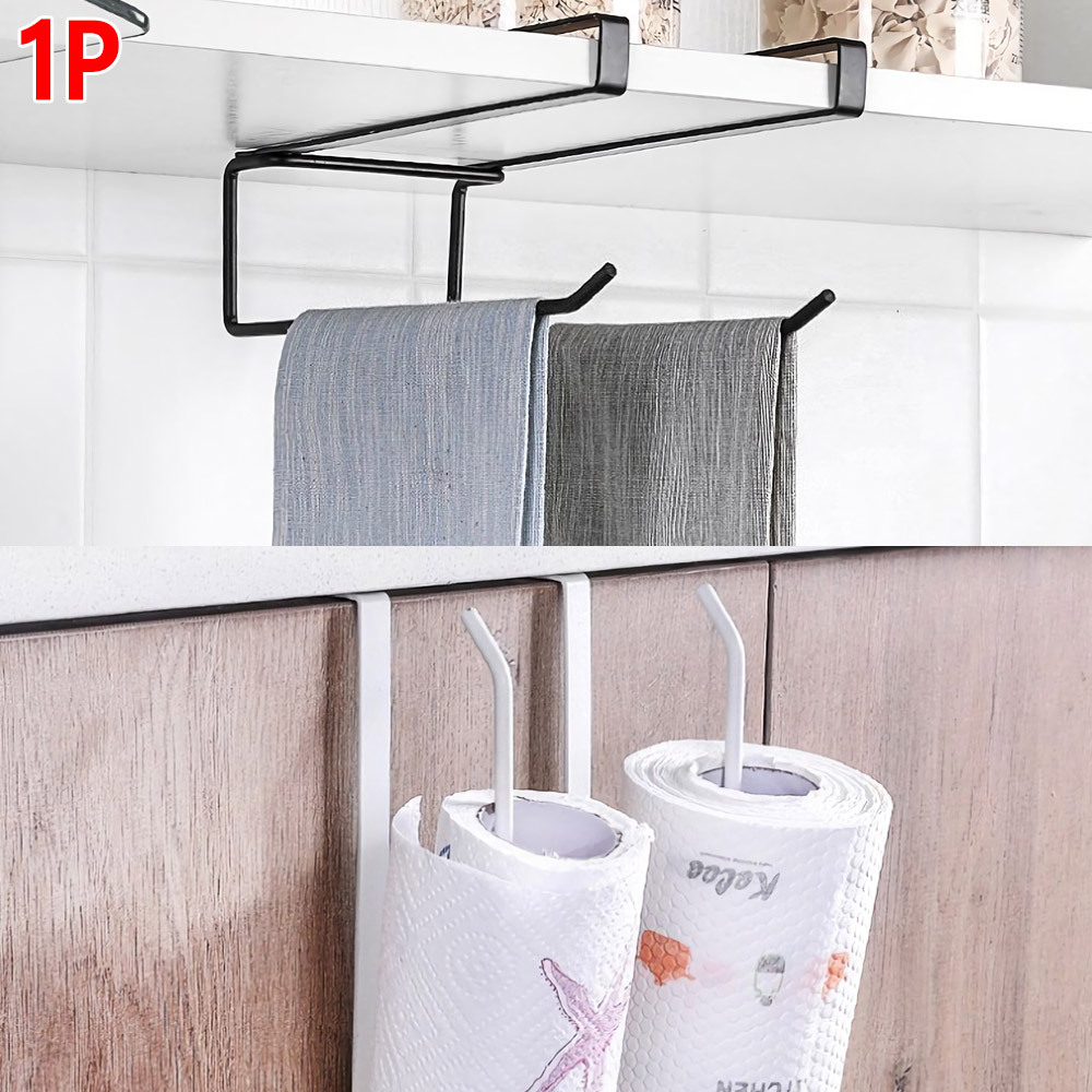 골든트리 싱크대 문틈 2구 키친타올걸이 홀더 행주걸이 휴지걸이, 화이트 2구, 1개 6,370원