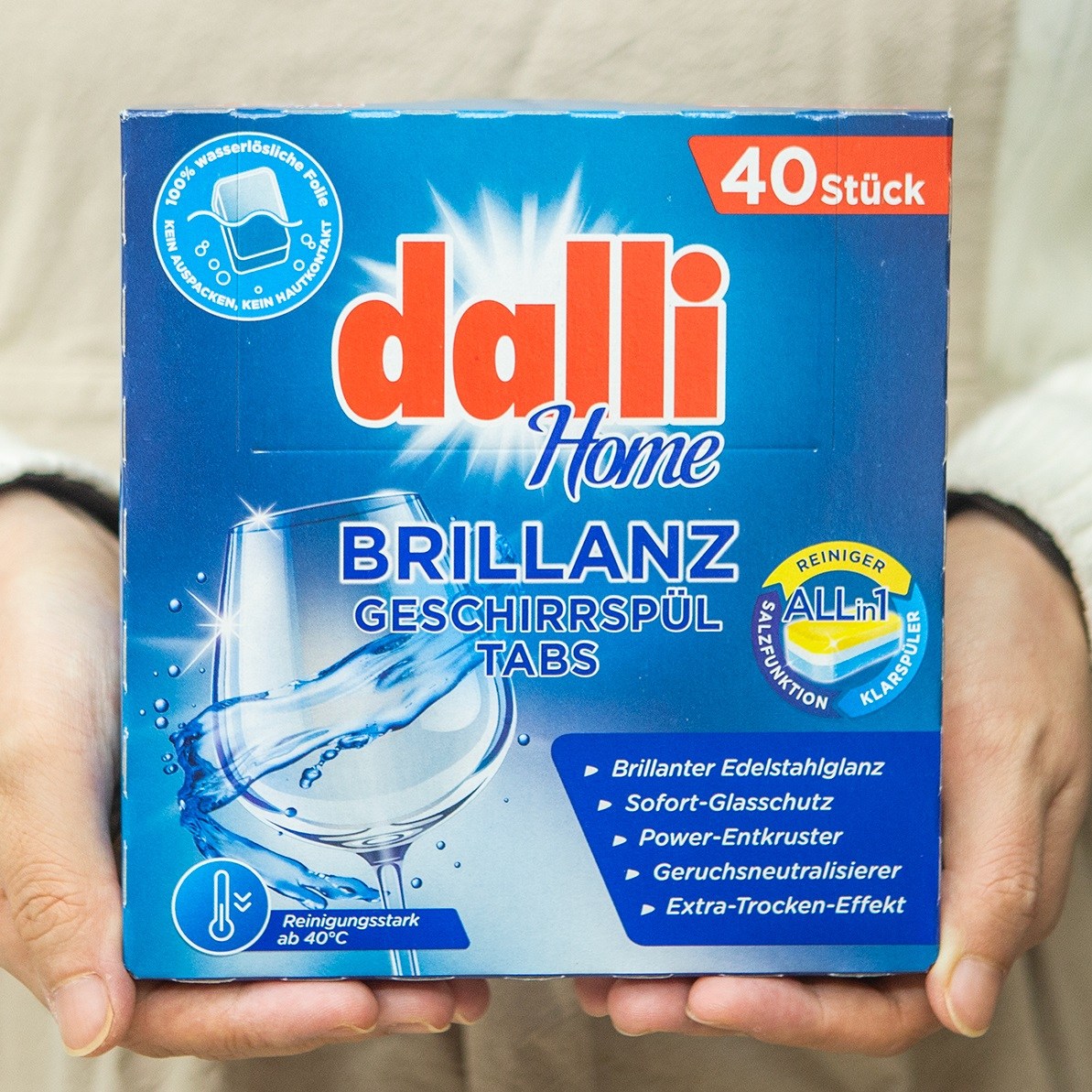 독일 달리 식기세척기세제 40개입 타블렛 올인원 고농축 브릴란츠 179년, 850g, 1개 11,540원