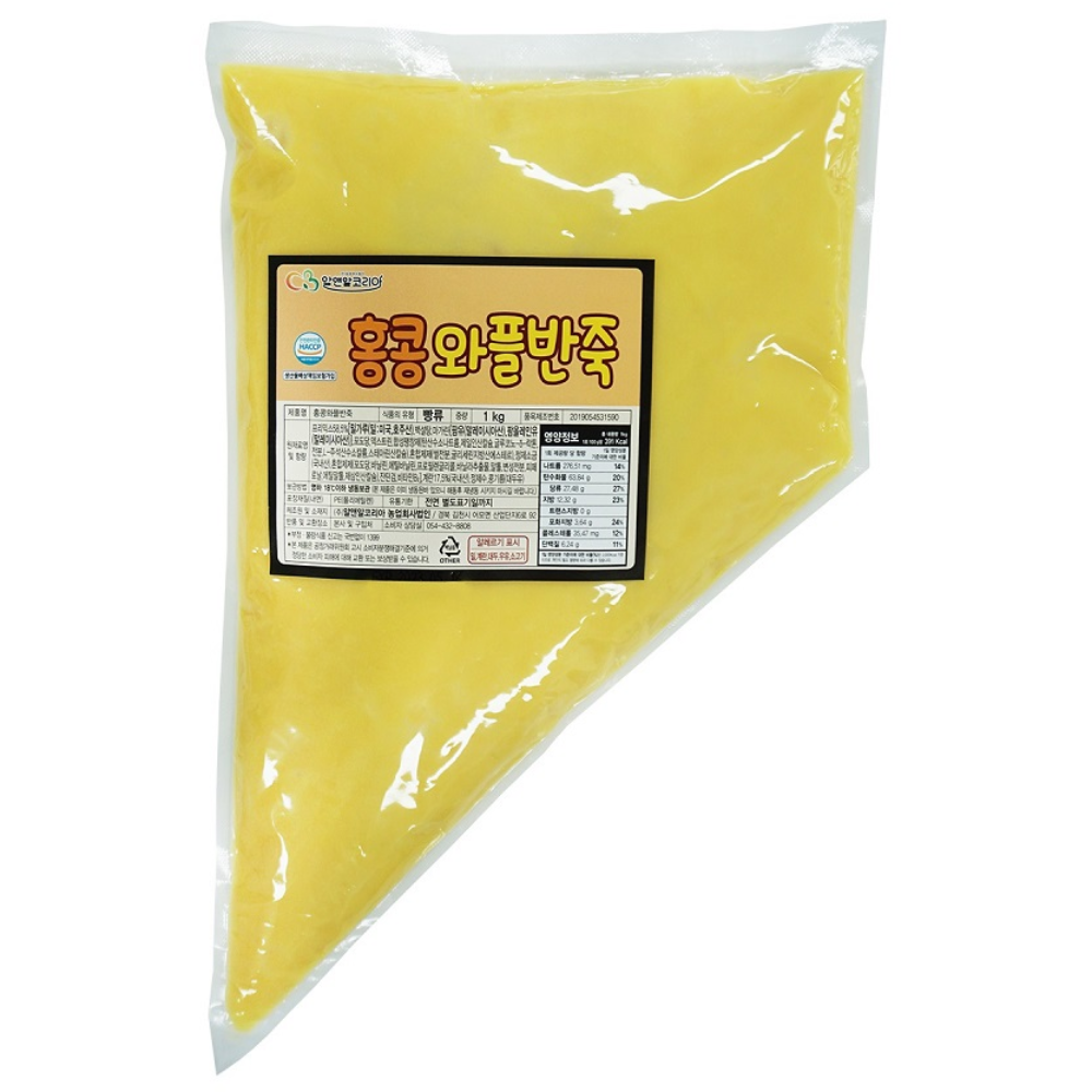 알앤알 홍콩 와플 반죽1kg 홈베이킹 와플 만들기, 1kg, 1개 5,900원