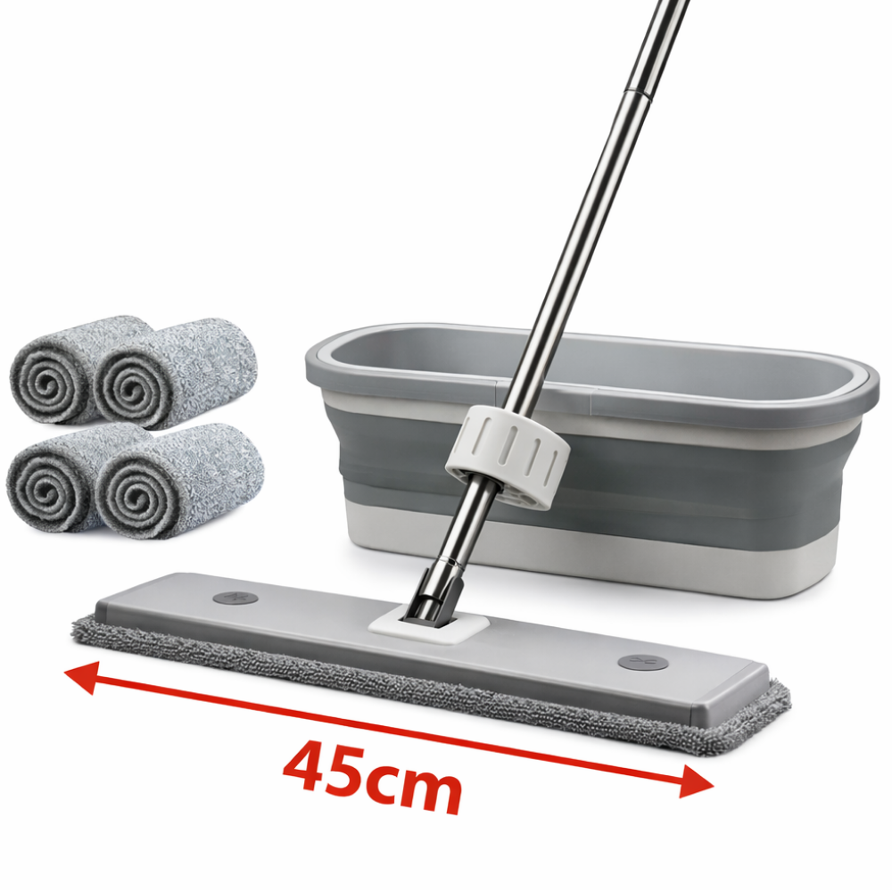 이지리브 와이드 노터치 밀대 물걸레+접이식 탈수통+극세사걸레, 4개 32,000원
