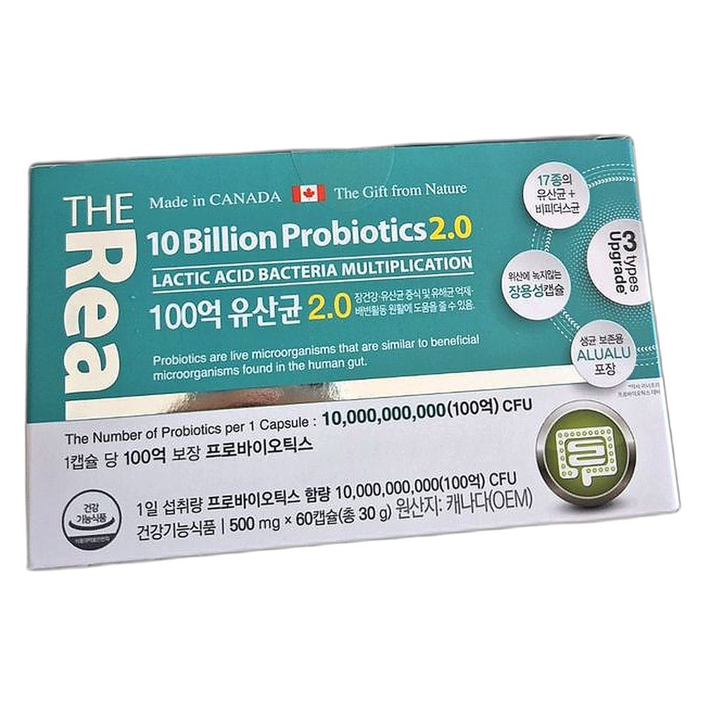 프로바이오틱스 100억 성인유산균 장 건강 증진 면역력 강화 소화 기능 개선 캡슐, 60정, 1개 39,650원