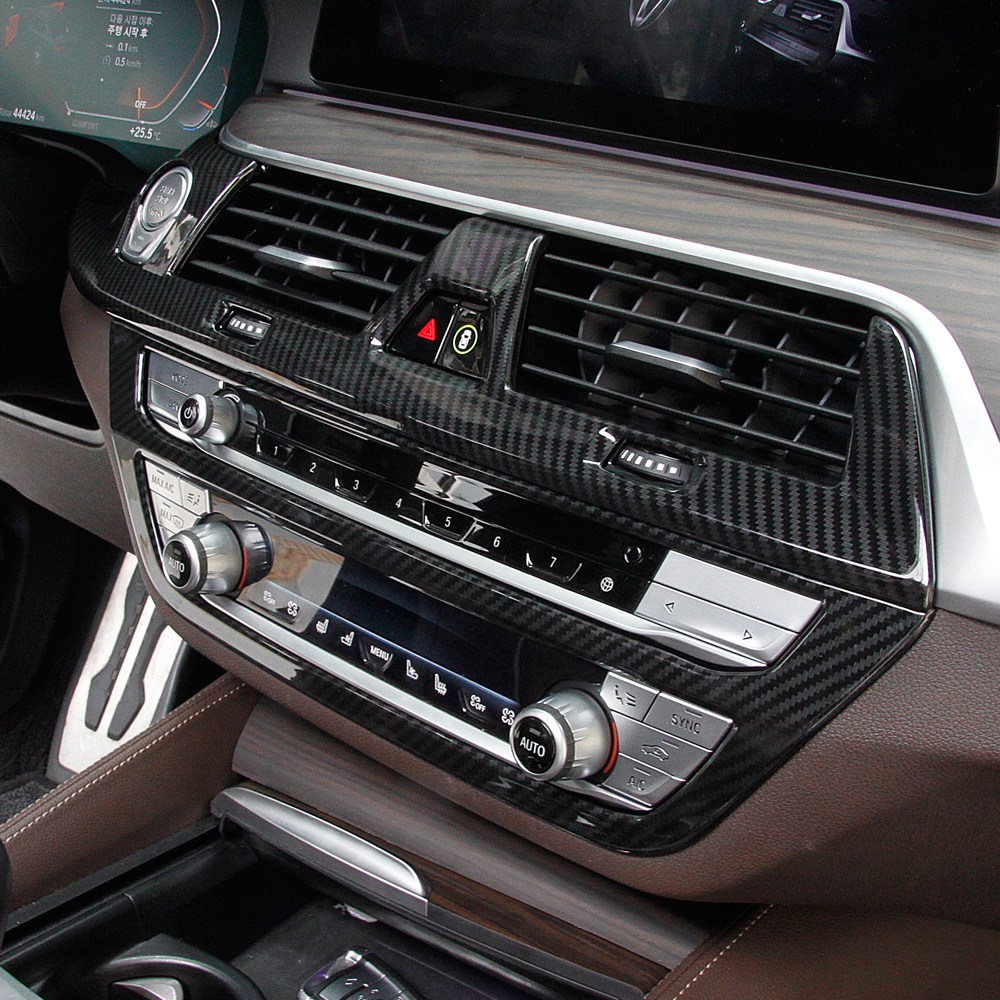 BMW 5시리즈 센터페시아 카본 몰딩 G30 튜닝 호환 용품, 오디오공조기패널(카본), 공조기 29,100원
