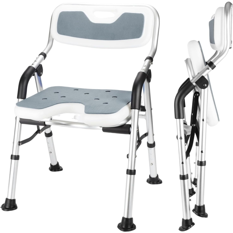 노인 환자용 접이식 목욕의자   미끄럼방지 욕실의자 U자형 욕실등받이목욕의자 65,990원