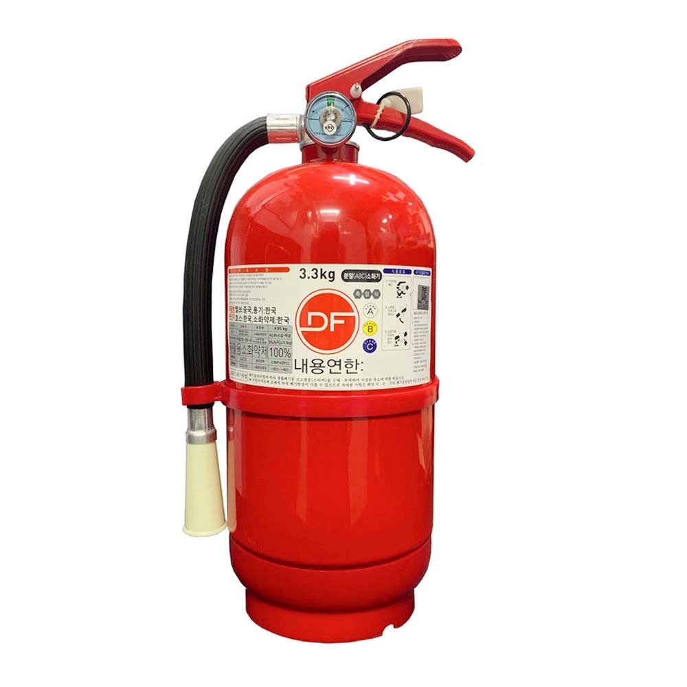 한국산 분말소화기 3.3KG  가정용 업소용 당월생산 최신제품 소방점검 준공검사 17,900원