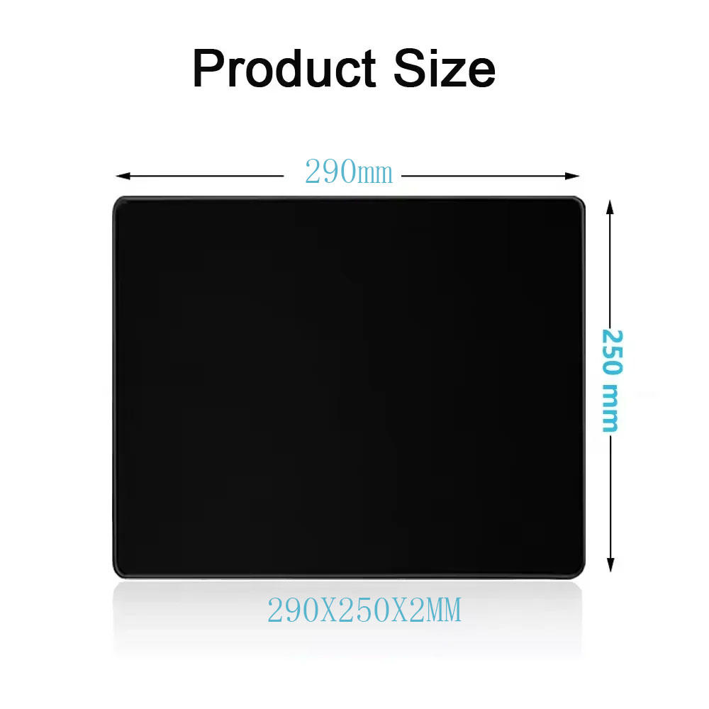 순수한 블랙 게임 마우스 패드 다중 크기 XL 9,130원