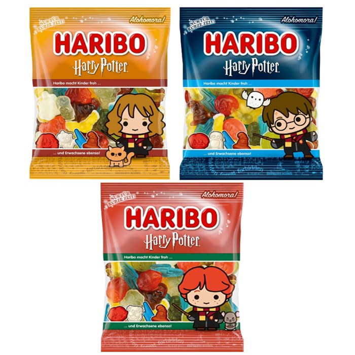 하리보 해리포터 해리,헤르미온느,론 세가지 젤리, 1개, 75g 13,900원