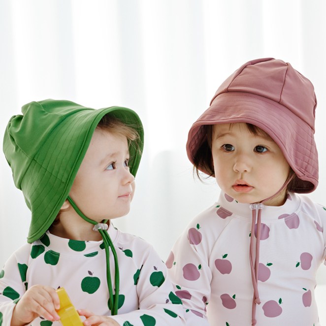 아이엠베베 아동용 스위티애플 썬블럭햇 플랩캡 17,900원