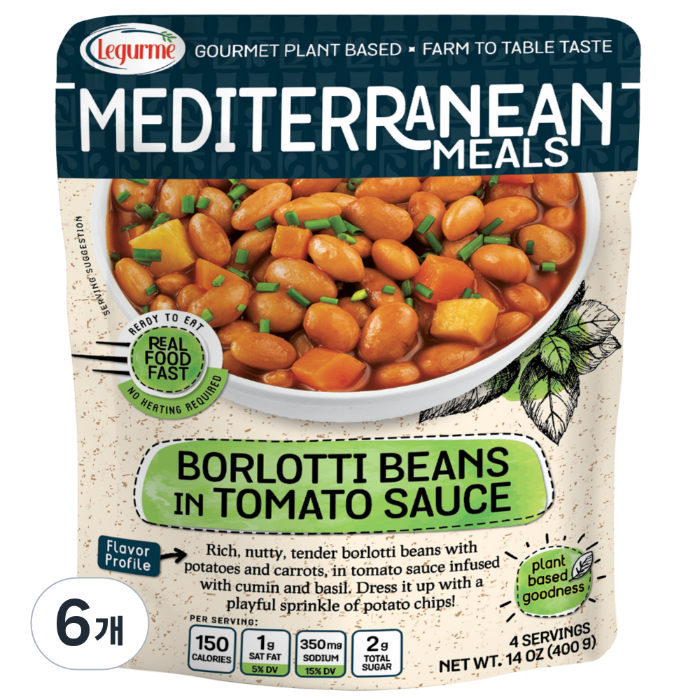 단독런칭 르구르메 볼로티빈 토마토소스/ 지중해 식단/ 비건식단/ 파스타소스, 400g, 6개 36,320원