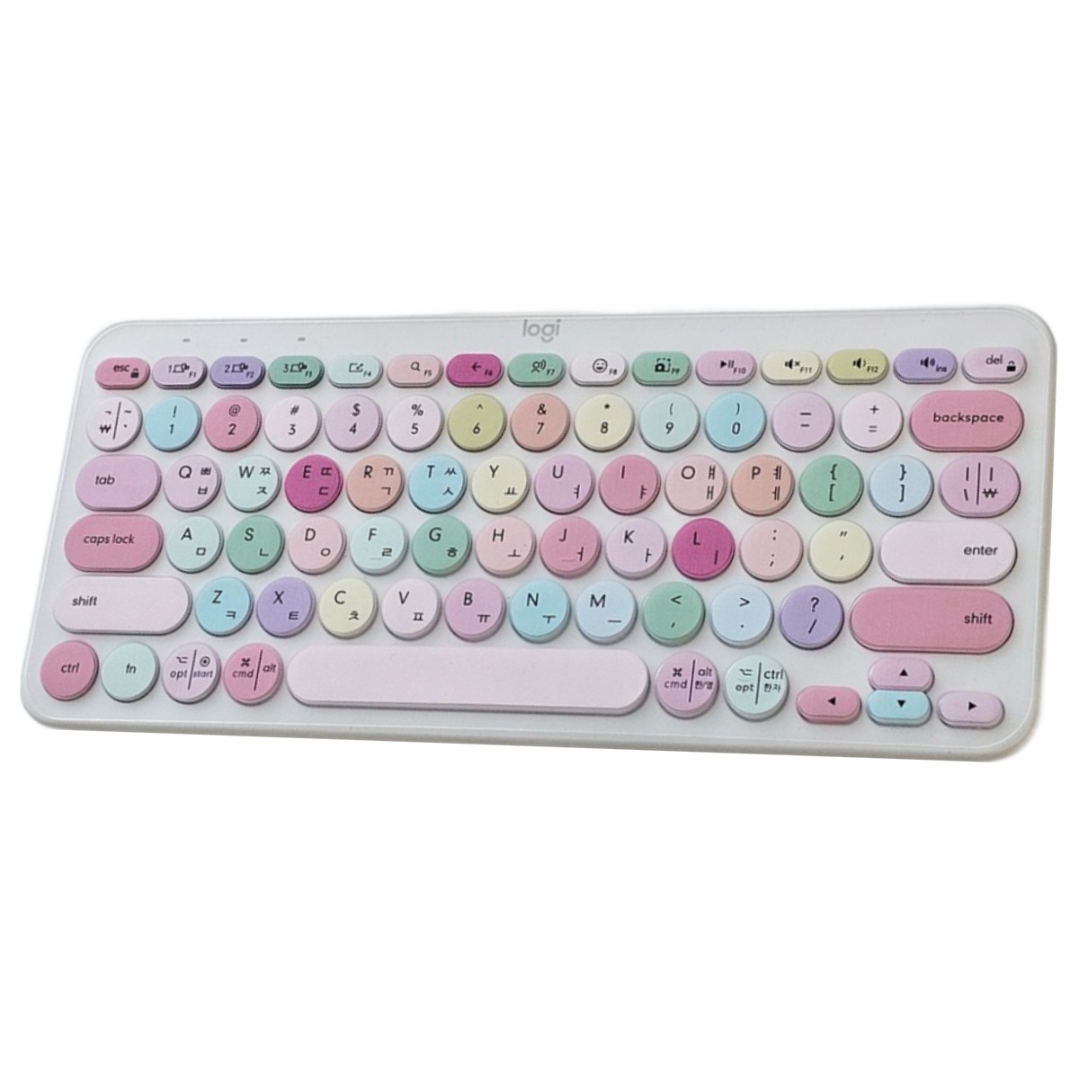 담앤드솜 로지텍 K380S 전용 키스킨, 1개, S-무지개핑크 8,900원