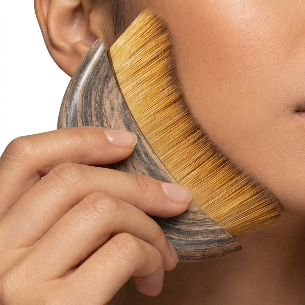 루미코나 홈케어 멀티 핏 얼굴 부기 리프팅 괄사 브러쉬, 브라운, 1개 6,900원