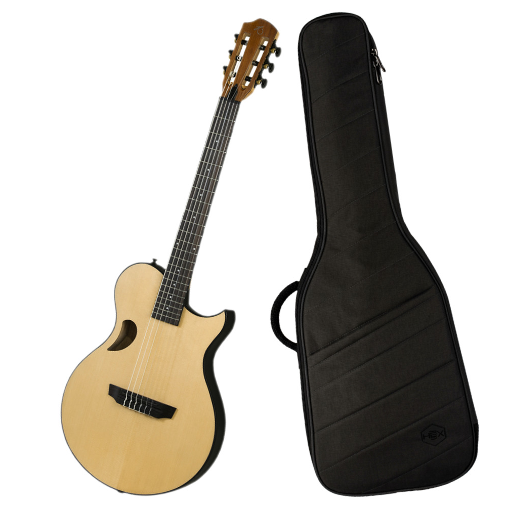 [최다구성품지급] 헥스 Y500N NT 세미 클래식 기타 / 나일론 스트링 / 엘알백스 픽업 529,000원