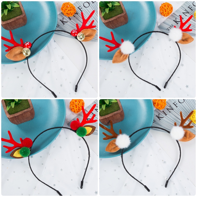 뷰티 크리스마스 파티 루돌프 머리띠 4종세트 8,900원