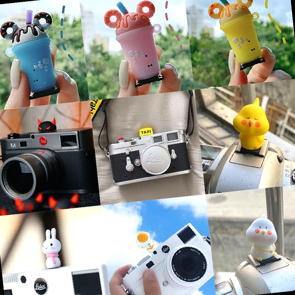 카메라 핫슈 커버 DSLR 디카용 GS1700182A 분홍밀크티 캐릭터로 개성 있는 포인트를 더하고 카메라 보호하는 악세사리 4,100원